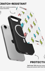 iPhone 17e Tough Case – Lightning Bolts - View 2