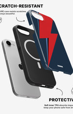 iPhone 17e Tough Case – Blue Bowie - View 2