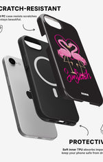 iPhone 17e Tough Case – Beach Flamingo - View 2