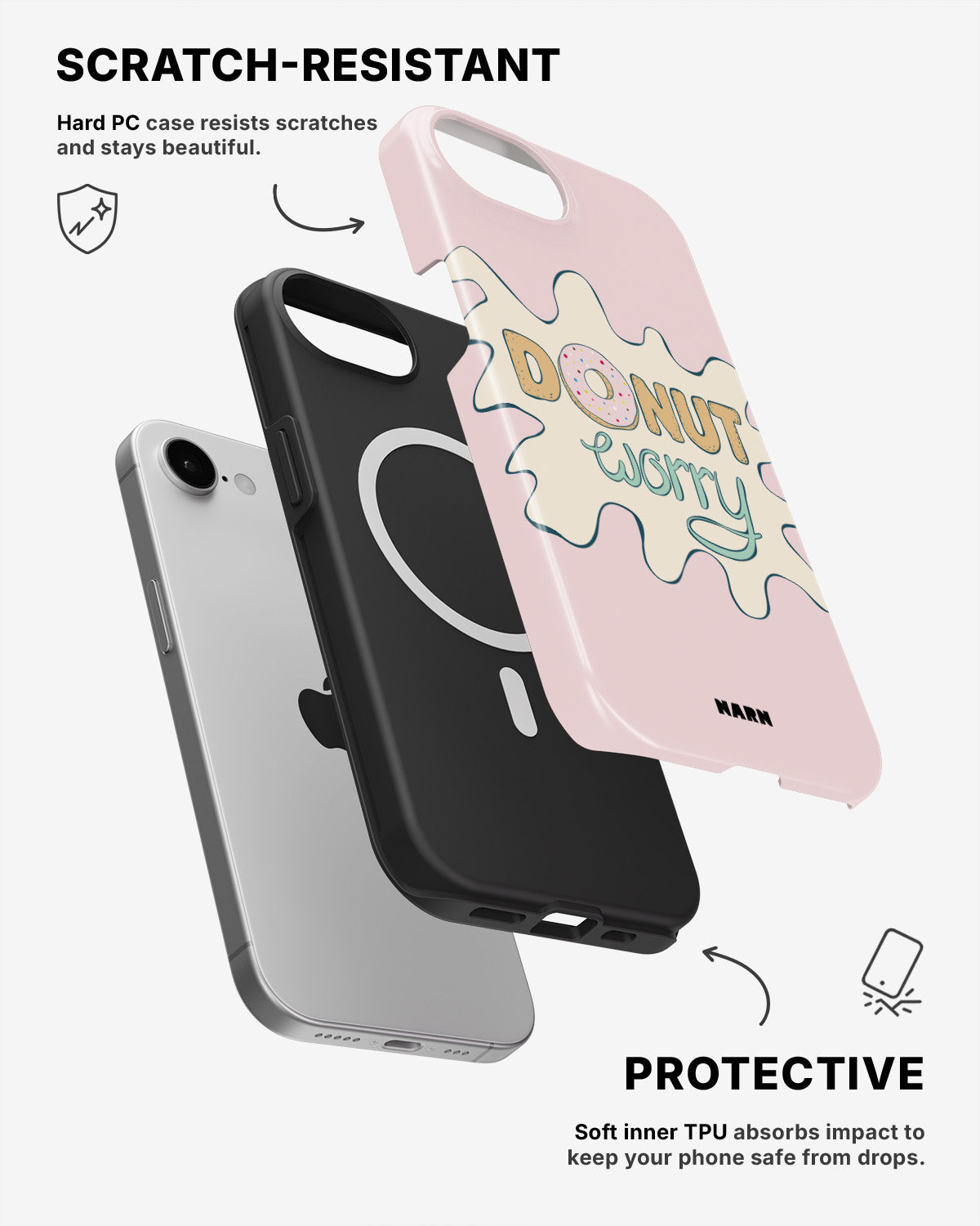 iPhone 17e Tough Case – Donut Worry - View 2