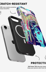 iPhone 17e Tough Case – Abstract Cat - View 2