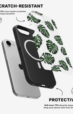 iPhone 17e Tough Case – Monstera Pattern - View 2
