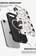 iPhone 17e Tough Case – Cartoon Cats - View 2