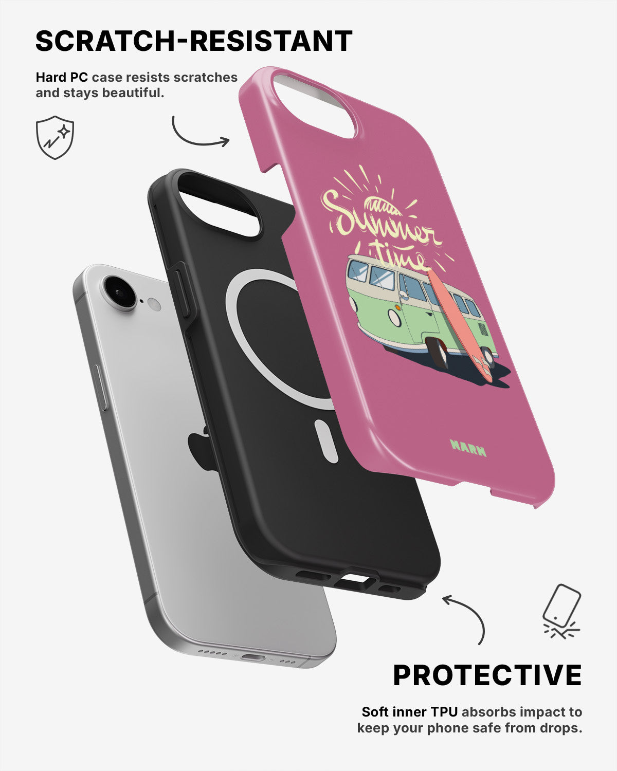 iPhone 17e Tough Case – Summer Van - View 2