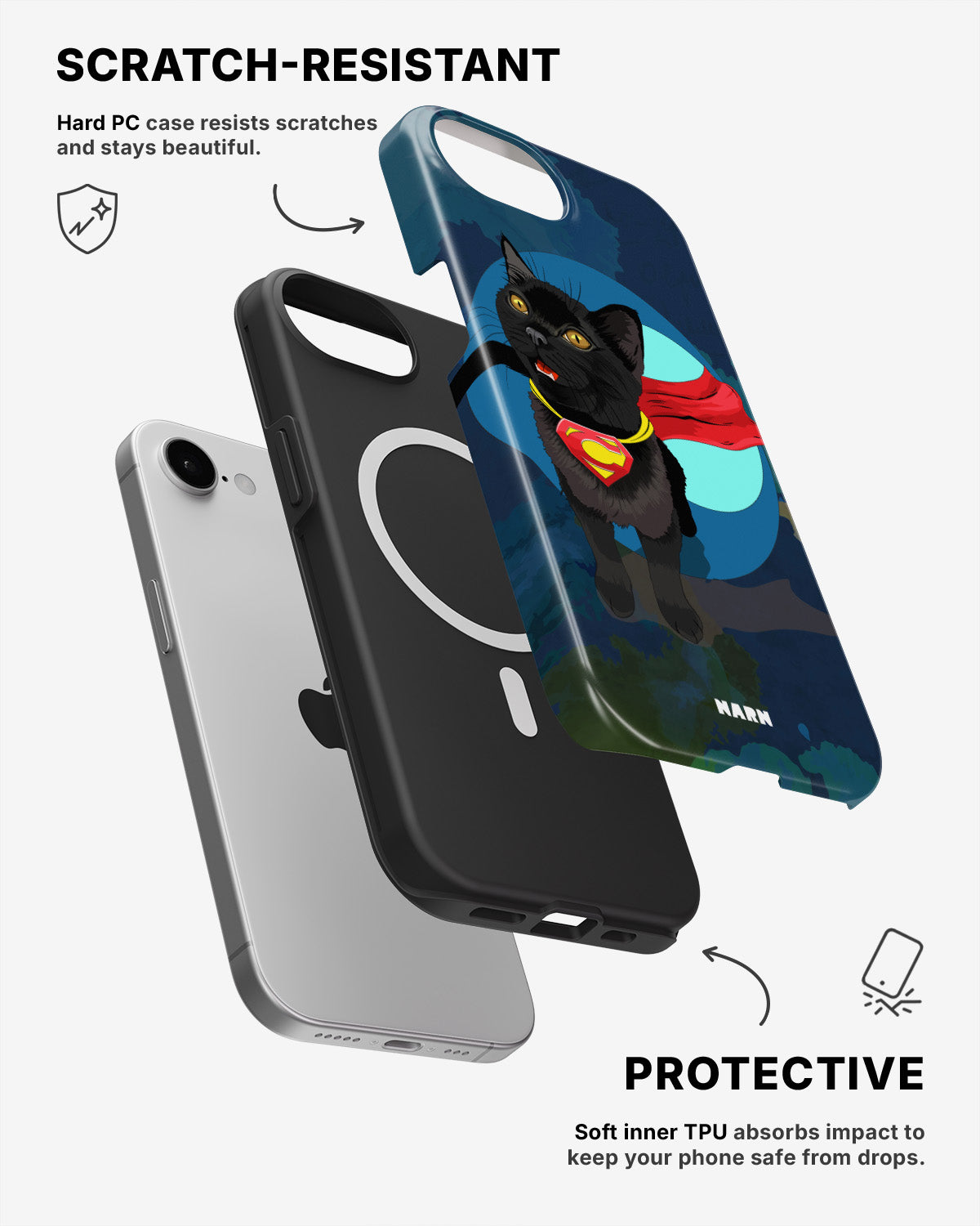iPhone 17e Tough Case – Super Cat - View 2