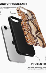 iPhone 17e Tough Case – Brown Snakeskin - View 2