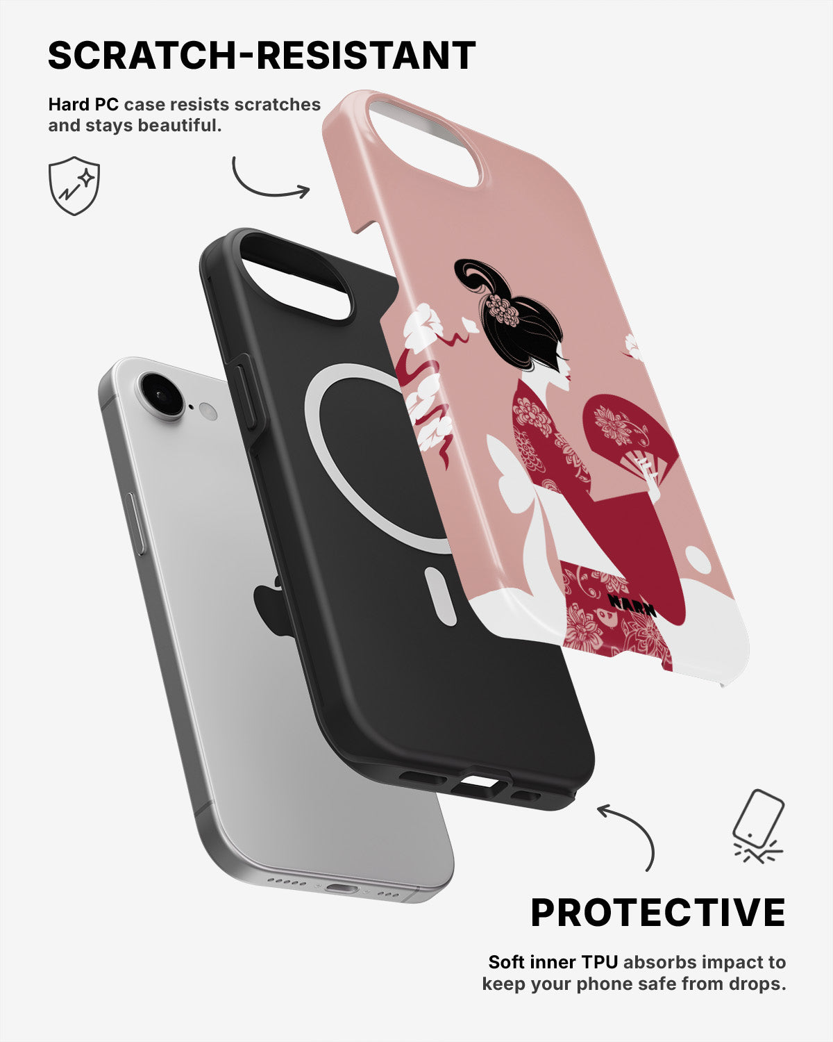 iPhone 17e Tough Case – Geisha - View 2