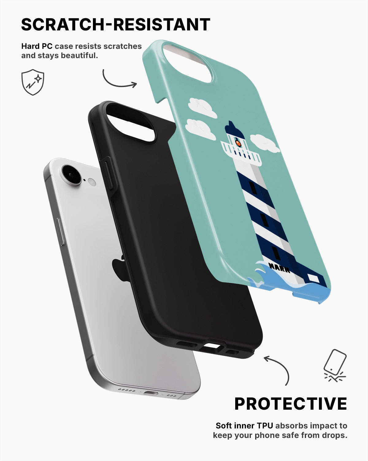 iPhone 17e Tough Case – Lighthouse - View 2