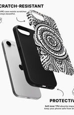 iPhone 17e Tough Case – Henna Mandala - View 2