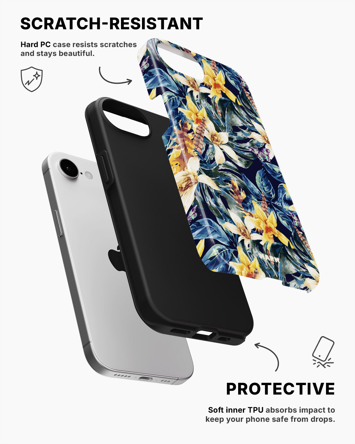 iPhone 17e Tough Case – Lily - View 2