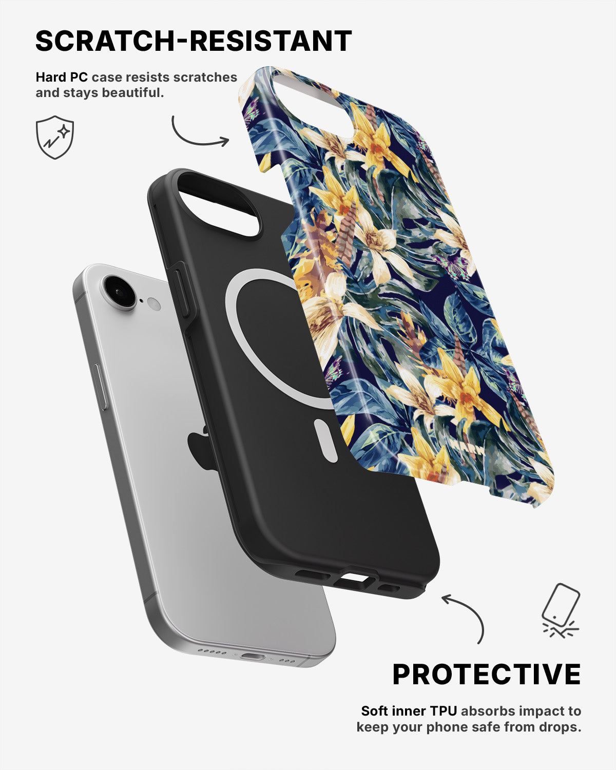 iPhone 17e Tough Case – Lily - View 2