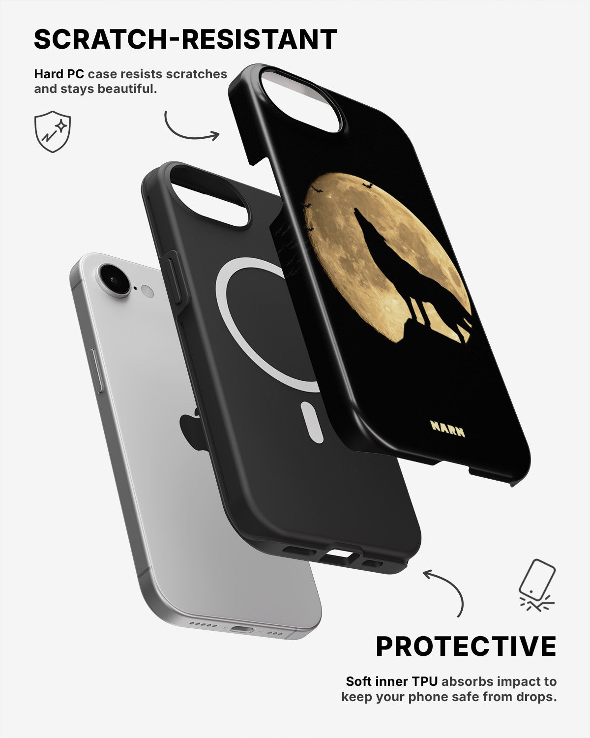 iPhone 17e Tough Case – Wolf - View 2