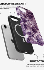 iPhone 17e Tough Case – Purple Marble - View 2