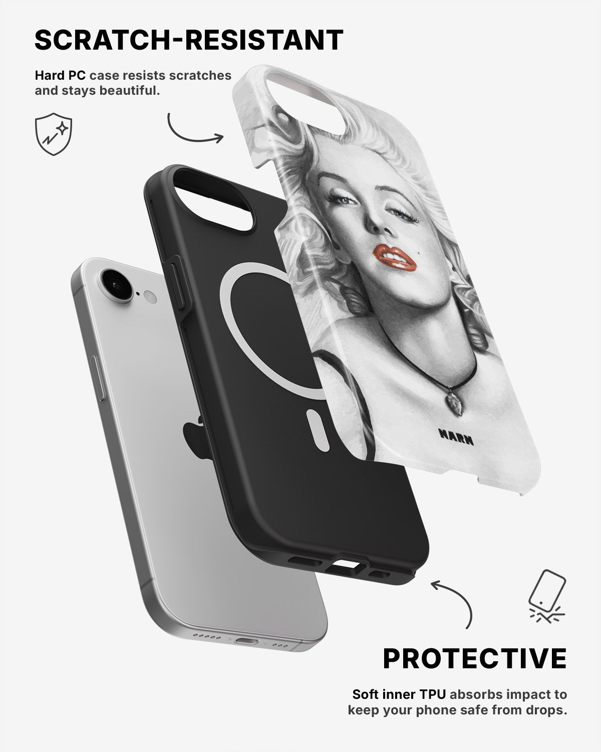 iPhone 17e Tough Case – Marilyn - View 2