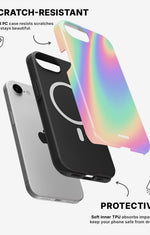 iPhone 17e Tough Case – Rainbow Haze - View 2