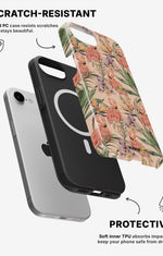 iPhone 17e Tough Case – Flamingos & Flowers - View 2