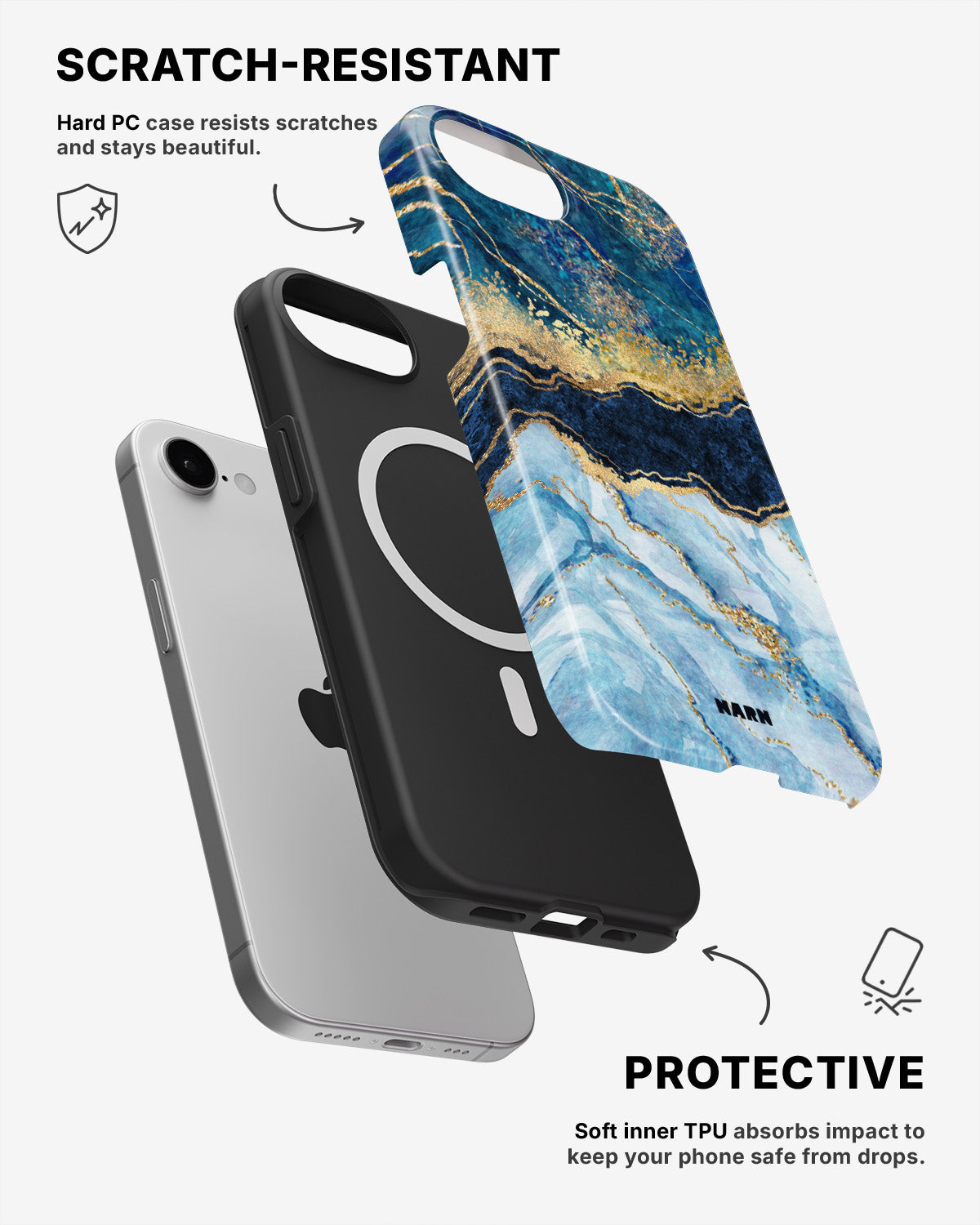iPhone 17e Tough Case – Blue Dream - View 2