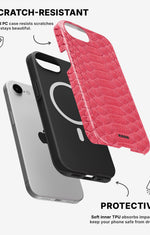 iPhone 17e Tough Case – Pink Snake - View 2