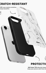 iPhone 17e Tough Case – Milky Marble - View 2