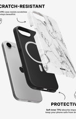 iPhone 17e Tough Case – Milky Marble - View 2