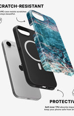 iPhone 17e Tough Case – Icy Marble - View 2