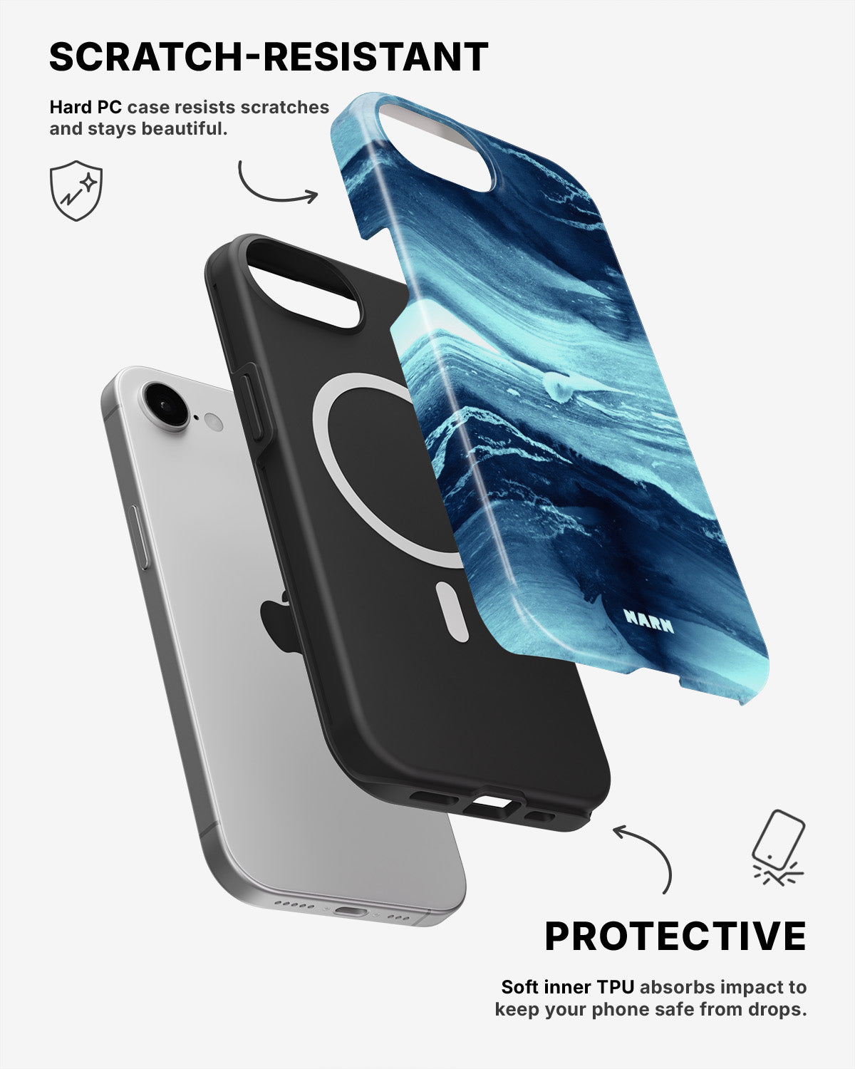 iPhone 17e Tough Case – Ocean Dream - View 2