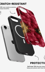 iPhone 17e Tough Case – Burgendy Shimmer - View 2