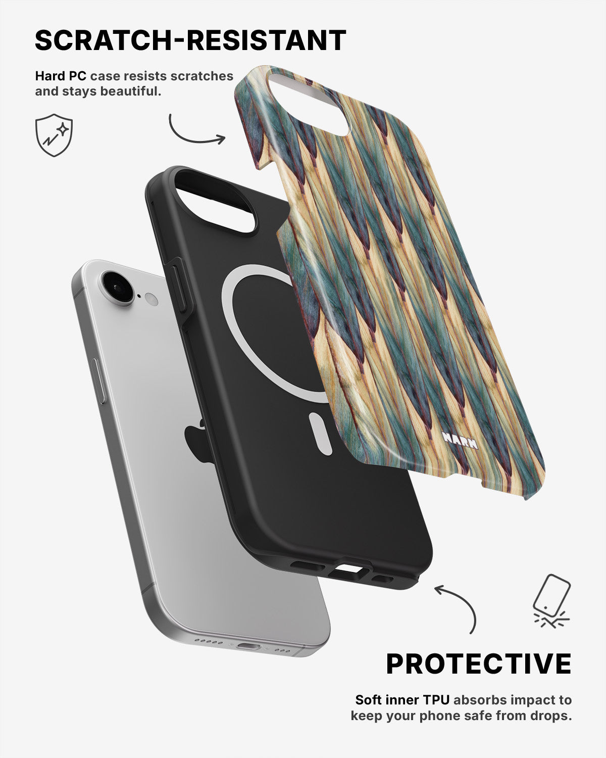 iPhone 17e Tough Case – Happy Place - View 2