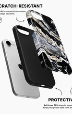 iPhone 17e Tough Case – Dark Swirl - View 2