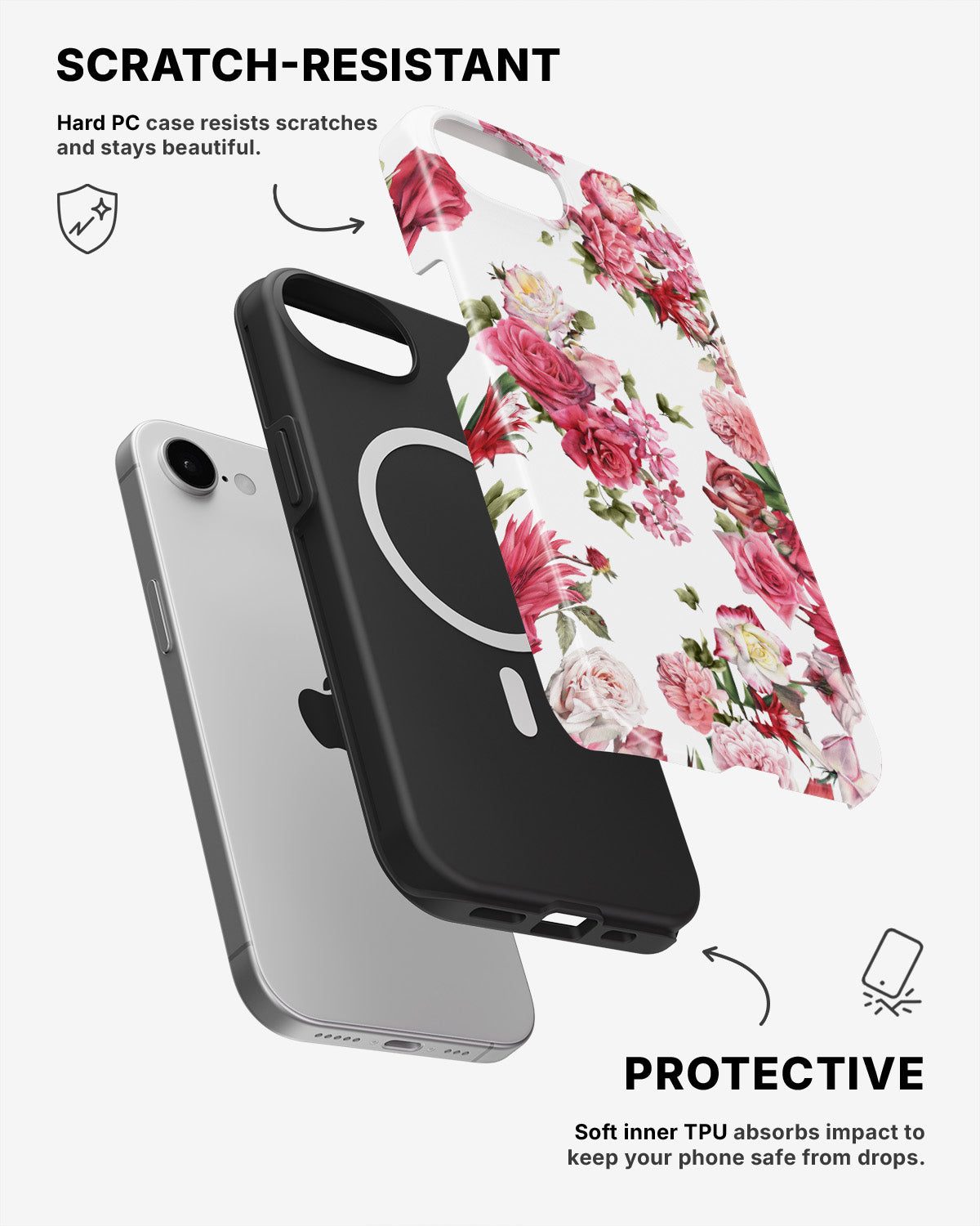 iPhone 17e Tough Case – Garden Glow - View 2