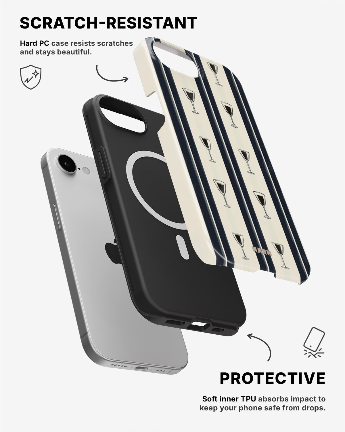 iPhone 17e Tough Case – Sail & Sip - View 2