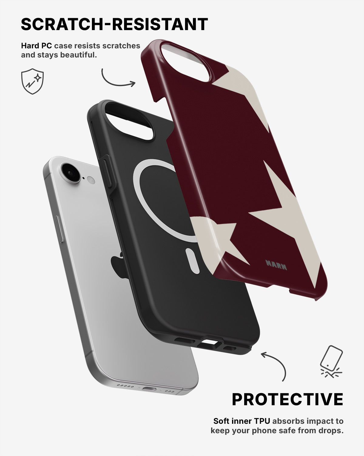 iPhone 17e Tough Case – Rouge Star - View 2