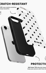 iPhone 17e Tough Case – Mono Dots - View 2