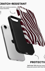 iPhone 17e Tough Case – Velvet Zebra - View 2