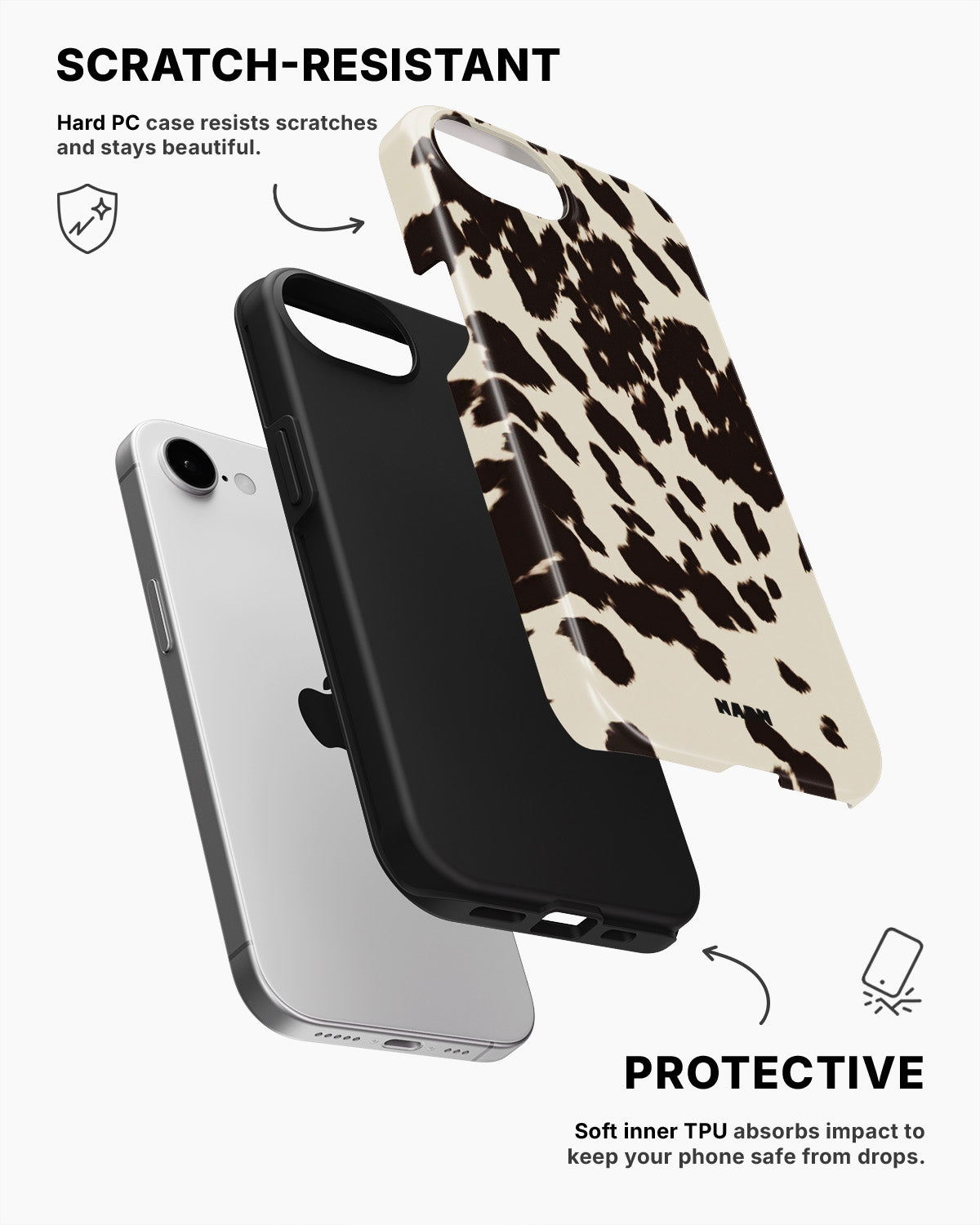 iPhone 17e Tough Case – Cowhide - View 2