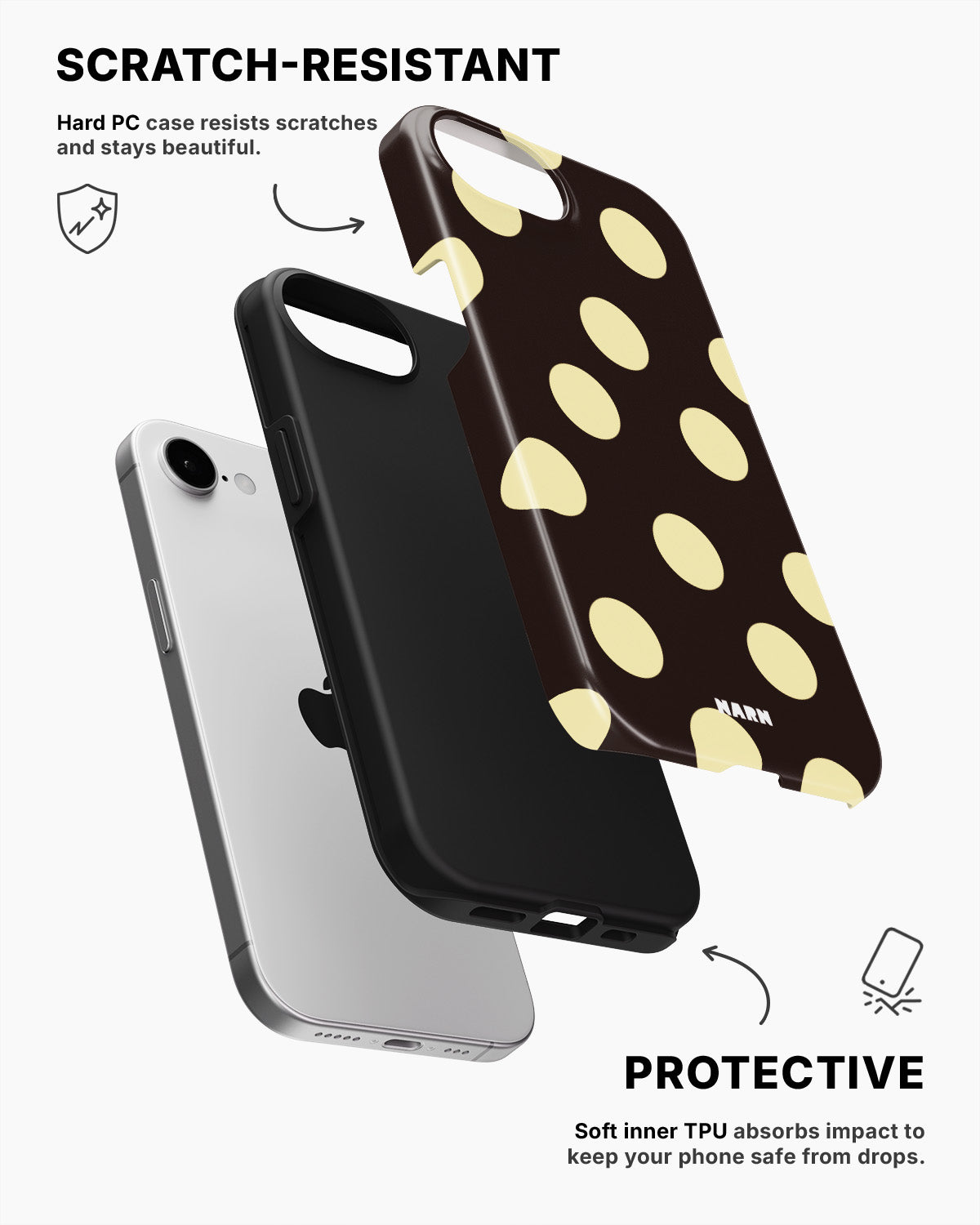 iPhone 17e Tough Case – Mocha Pop - View 2