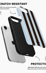 iPhone 17e Tough Case – Bistro Stripes - View 2