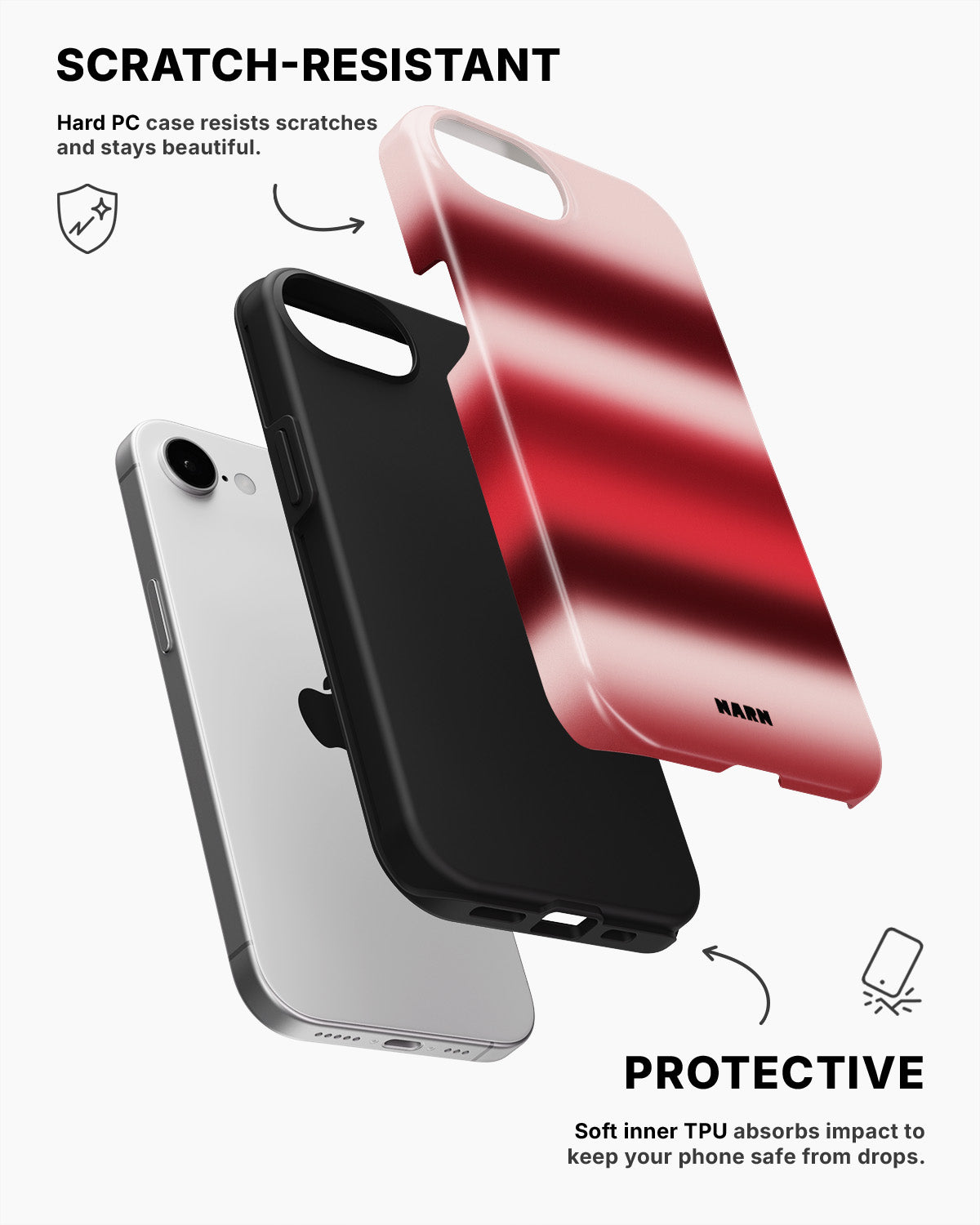 iPhone 17e Tough Case – Cherry - View 2