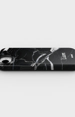 iPhone 17e Tough Case – Custom - Black Marble - View 3