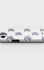 iPhone 17e Tough Case – Blue Turtles - View 3