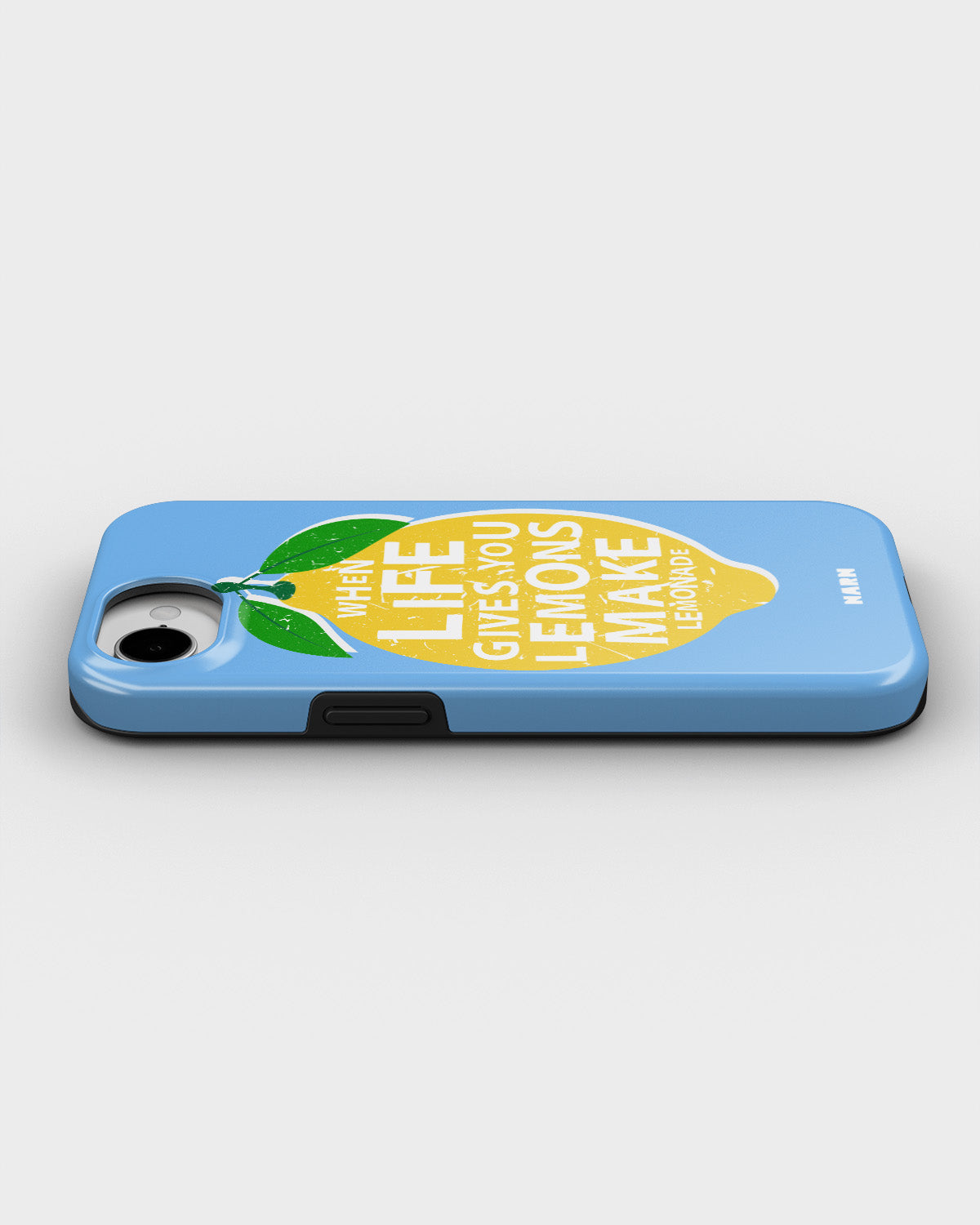 iPhone 17e Tough Case – Lemon Quote - View 3