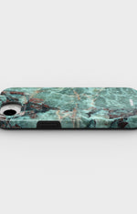 iPhone 17e Tough Case – Green Marble - View 3