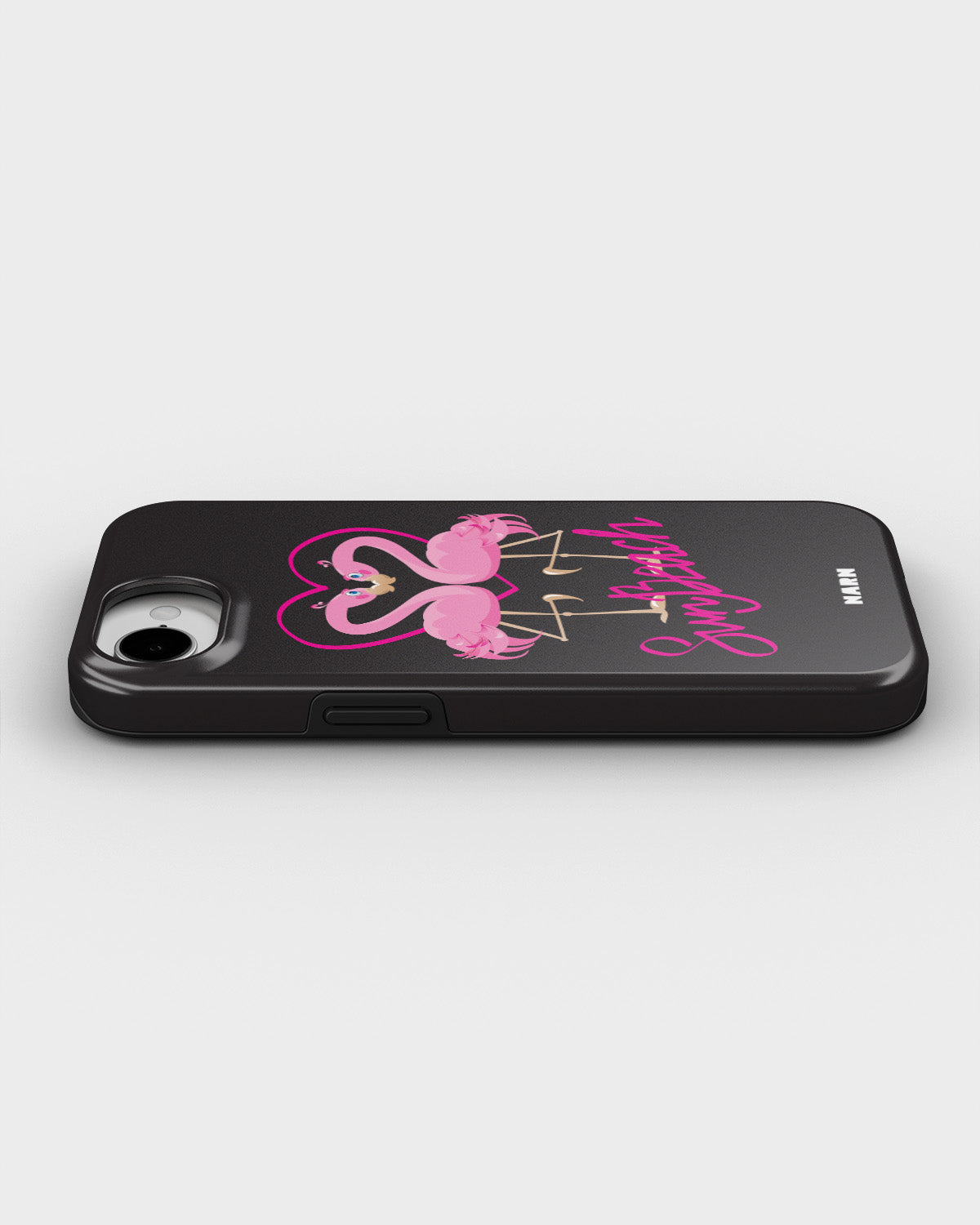 iPhone 17e Tough Case – Beach Flamingo - View 3