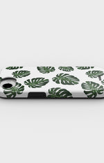 iPhone 17e Tough Case – Monstera Pattern - View 3