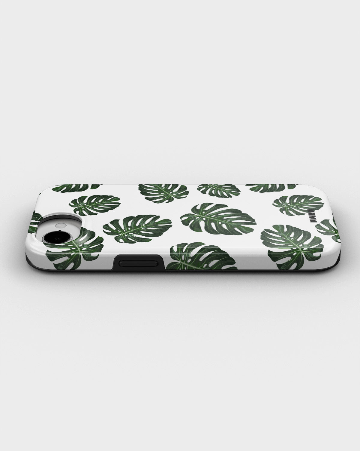 iPhone 17e Tough Case – Monstera Pattern - View 3