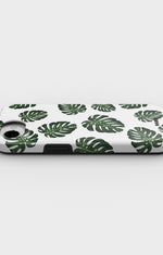 iPhone 17e Tough Case – Monstera Pattern - View 3