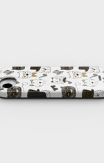 iPhone 17e Tough Case – Cartoon Cats - View 3