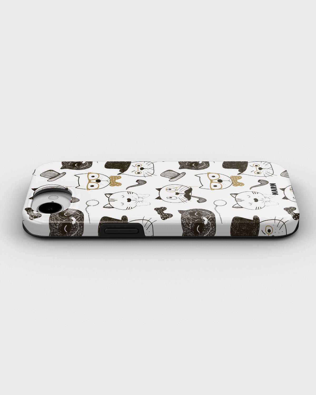 iPhone 17e Tough Case – Cartoon Cats - View 3