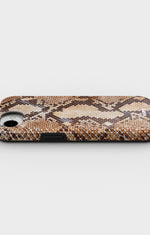 iPhone 17e Tough Case – Brown Snakeskin - View 3