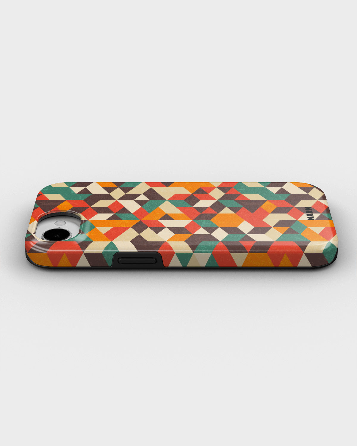 iPhone 17e Tough Case – Retro Geometric - View 3
